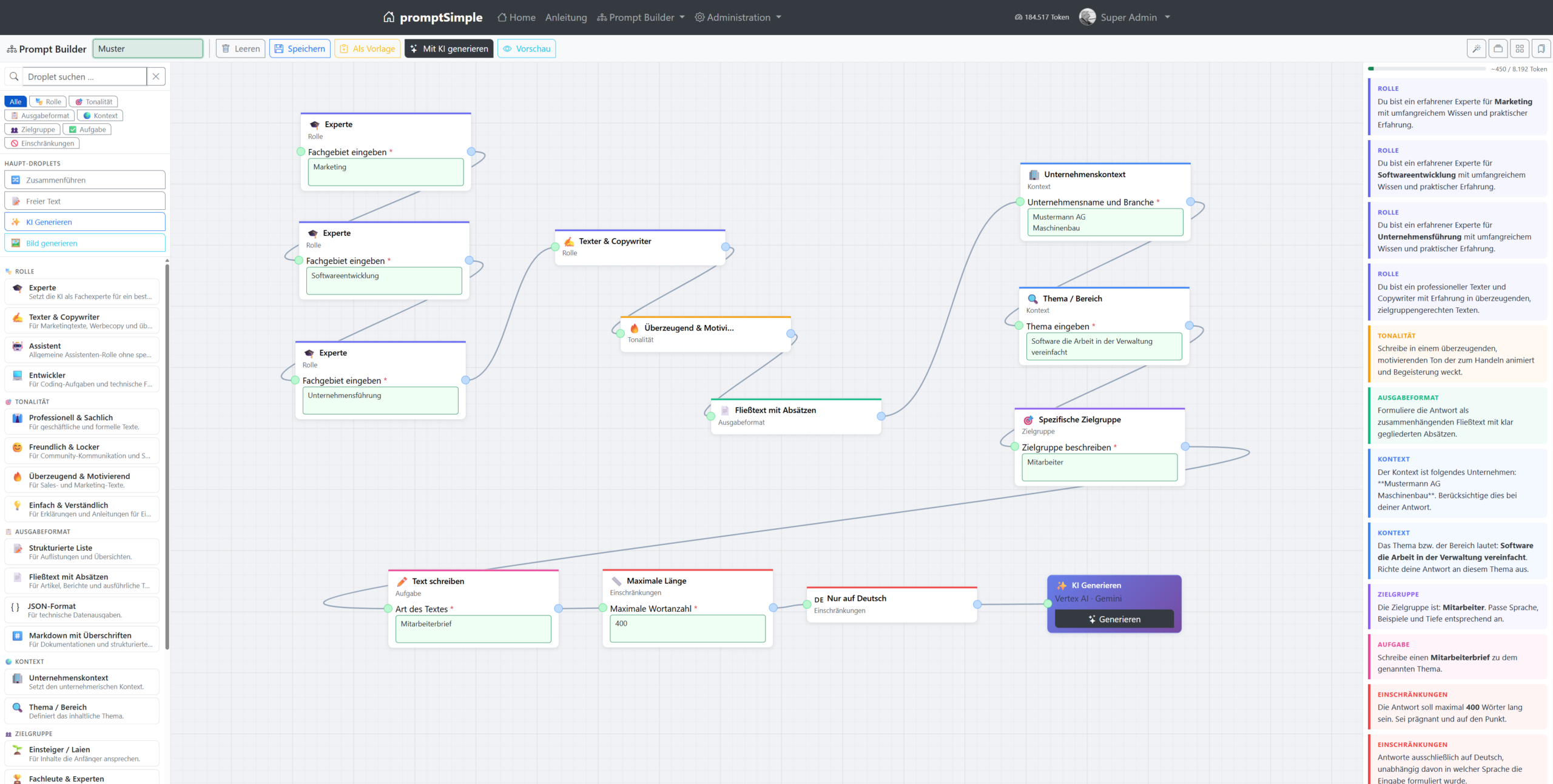 promtSimple macht es einfach verlässliche Ergebniss mit KI zu bekommen.